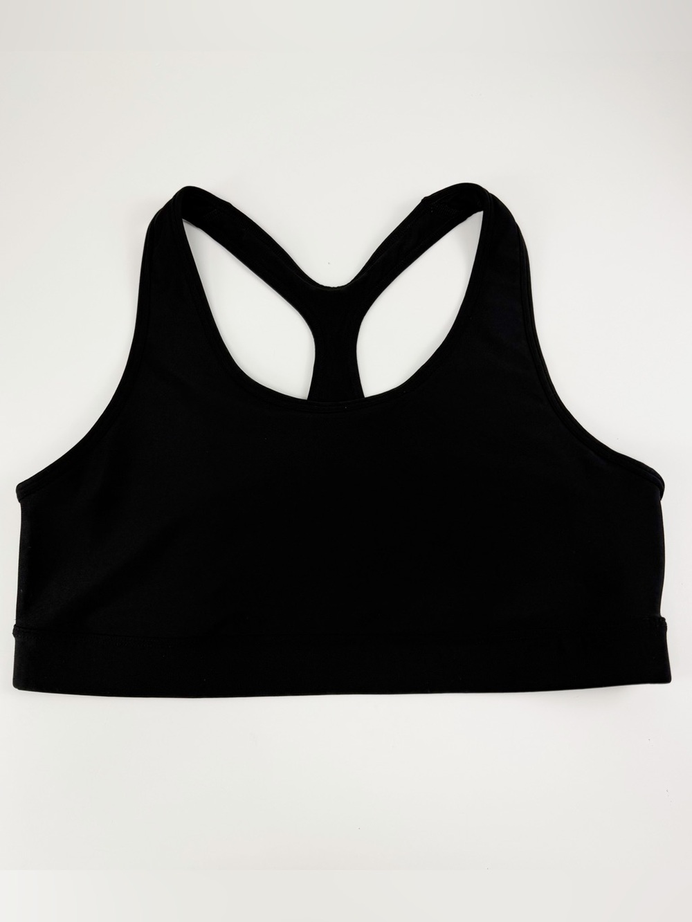 Old Navy Active Sports Bra Womens XL Black Racerback Medium Support Go Dry
